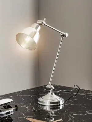 Stolní lampa Emoti, chromová, výška 45 cm, nastavitelná Ihned K Objednání