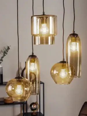 Poslední Šance Euluna Svala závěsné stínidlo na lampu variabilní 5-laločné kruhové