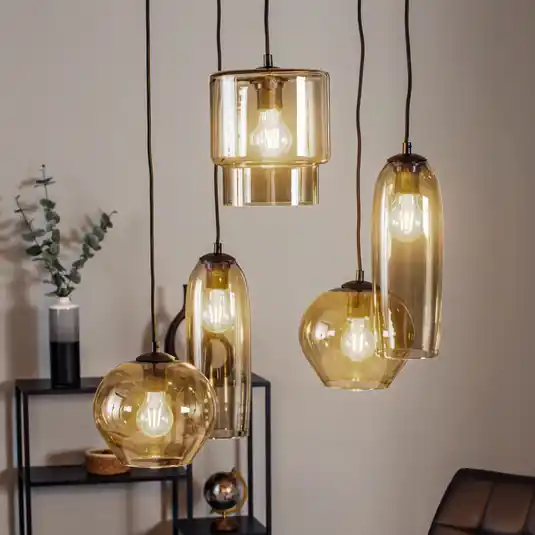 Poslední Šance Euluna Svala závěsné stínidlo na lampu variabilní 5-laločné kruhové