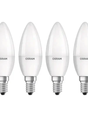 OSRAM LED svíčka E14 Base Retro 4,9W 4ks 4 000 K Ihned K Objednání
