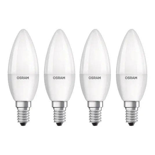 OSRAM LED svíčka E14 Base Retro 4,9W 4ks 4 000 K Ihned K Objednání