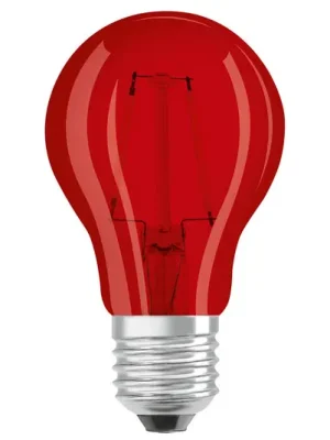 Cenově Výhodný Žárovka OSRAM LED E27 Star Décor Cla A 2,5W, červená