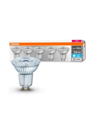 Sleva OSRAM LED reflektor GU10 2,6W 4 000K 230lm 36° 5ks
