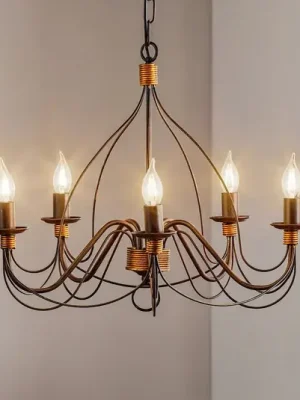 Časově Omezené Lustr Fiamma Marrone 5žárovkový bez stínidel na lampu