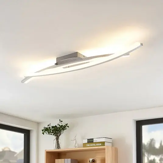 Lindby Elarit LED stropní světlo, chrom Pouze Dnes