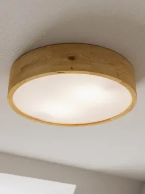 Envostar stropní světlo Kerio, Ø 37 cm, dubové dřevo přírodní Nejlepší Cena