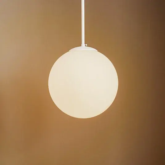 Ihned K Objednání Závěsné světlo Dione, jednoplamenné, bílé, 30 cm