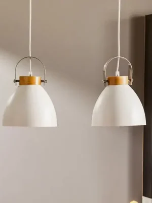 Originální Závěsné světlo Bergen, dvouramenné, bílé