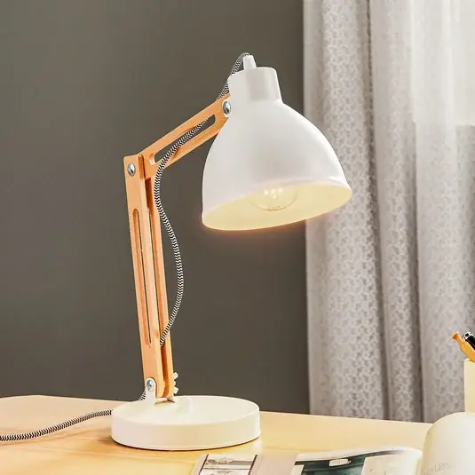 Stolní lampa Skansen, nastavitelná, bílá Dokud Zásoby Vydrží