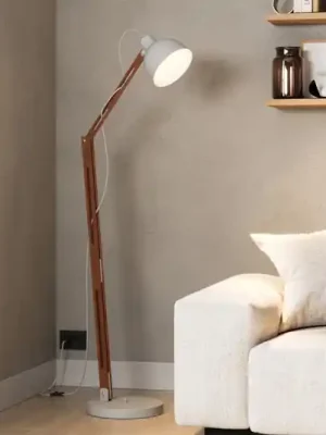 Nízká Cena Stojací lampa Skansen, nastavitelná, šedá