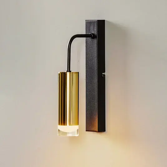 Vrácení Zdarma Nástěnné světlo Shine, zlaté