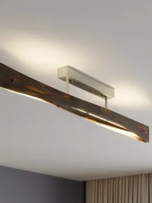 Stropní svítidlo Quitani LED Lian, zlaté oxidované Výhodná Nabídka