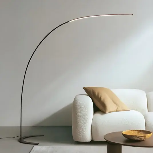 LED stojací lampa Lindby Danua, černá, kov, výška 200 cm Pouze Dnes