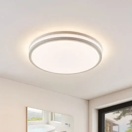 Akční Cena Arnim LED stropní svítidlo, bílé, plast, Ø 49 cm, IP44