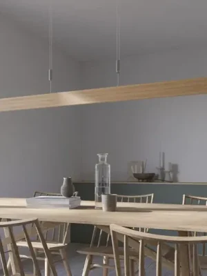 Speciální Cena Závěsné světlo Quitani LIS, světlý dub, délka 158 cm