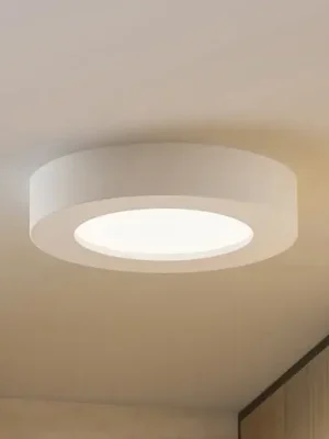 PRIOS LED stropní svítidlo Edwina, bílé, 18 cm, CCT, IP44 Časově Omezené