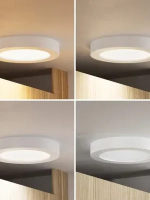Top Prodej PRIOS LED stropní svítidlo Edwina, bílé, 23 cm, CCT, IP44
