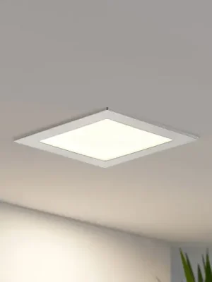 Prios LED vestavné svítidlo Helina, stříbrné, 16,5 cm, stmívatelné Ověřený