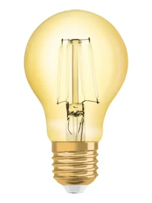 Nová Kolekce OSRAM žárovka E27 8W Vintage Filament 825 zlatá