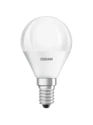 OSRAM LED kapka E14 4,9W Base P40 840 matná 3ks Sleva