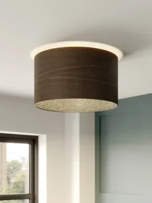 Envostar Dýhové stropní svítidlo kouřový dub Ø 40 cm Časově Omezené