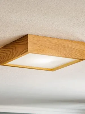 Envostar Kerio stropní světlo 27,5x27,5cm dub světlý Pouze Dnes