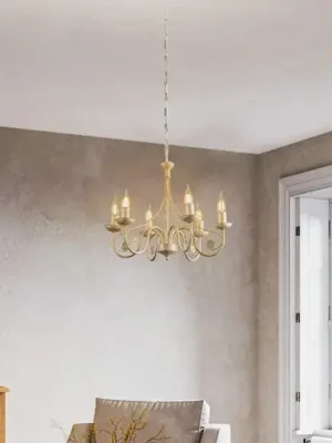 Lustr Ayleen se šesti žárovkami, 1 úroveň, bílý Vysoce Kvalitní