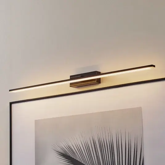 Nástěnné svítidlo LED Miroir 80 cm černé 4000K Vysoce Kvalitní