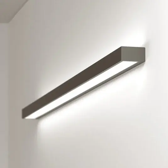 Nástěnné svítidlo Mera LED, šířka 120 cm, černá, 4000K Nízká Cena