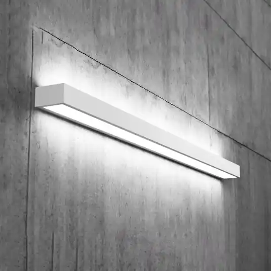 Nástěnné svítidlo Mera LED, šířka 120 cm, bílé, 4 000K Oblíbený