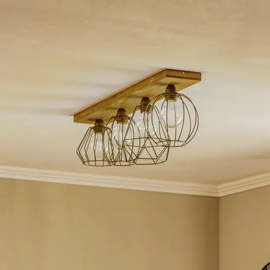 Zlevněný Envostar Various stropní 4 zdroje borovice tmavá