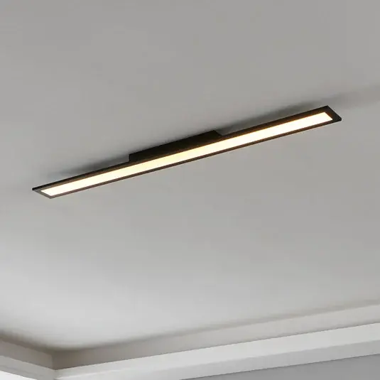 Stropní svítidlo LED EGLO connect Salobrena-Z, 120x10cm, černé Nízká Cena