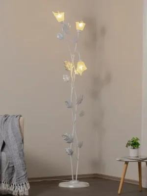 Poslední Šance Stojací lampa Marilena ve florentském stylu, 3 žárovky