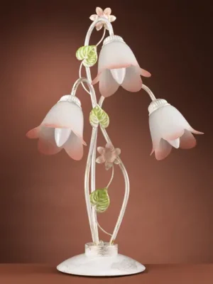 Značkový Stolní lampa Botton ve florentském stylu, 3 žárovky
