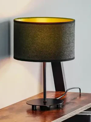 Euluna Golden Roller stolek výška 30 cm černý/zlatý Speciální Cena