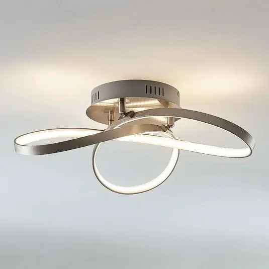 LED stropní svítidlo Saliha s moderním tvarem Rychlé Dodání