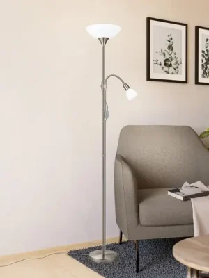 Koupit Online Volně stojící stojací lampa Up 2 s lampičkou na čtení
