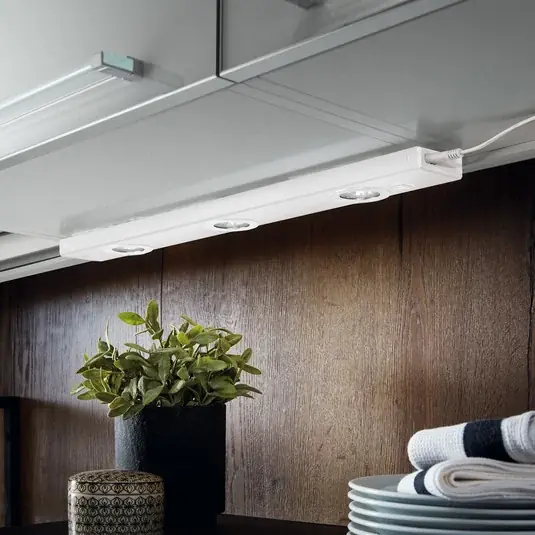 Kob LED podlinkové světlo s vypínačem, bílá Oblíbený