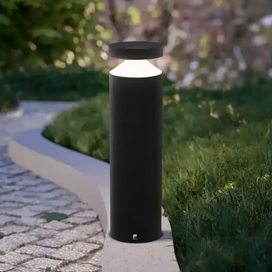 Soklové LED svítidlo Melzo, černé Akce