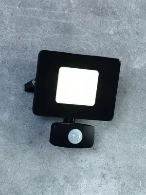Nejlepší Cena Faedo 3 LED venkovní reflektor, senzor, černá, 20W