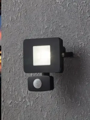 Speciální Cena Faedo 3 LED venkovní reflektor, senzor, černá, 10W