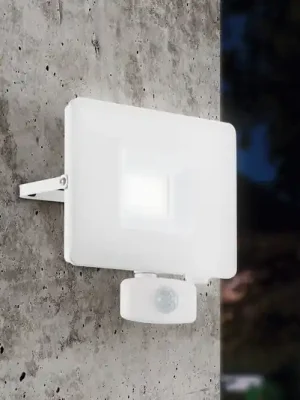 Akce Faedo 3 LED venkovní reflektor, senzor, bílá, 30W