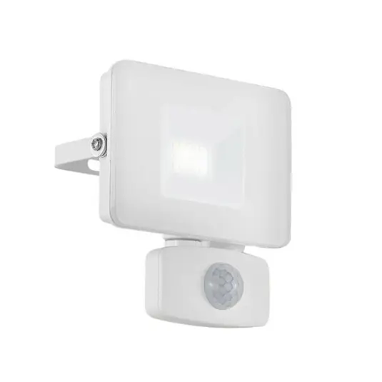 Bezpečná Platba Faedo 3 LED venkovní reflektor, senzor, bílá, 10W