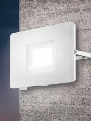 Vysoce Kvalitní Faedo 3 LED venkovní reflektor v bílé barvě, 50W