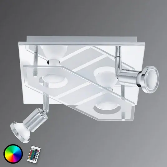 Čtvercové LED stropní svítidlo Cabo-C RGBW Tovární Cena