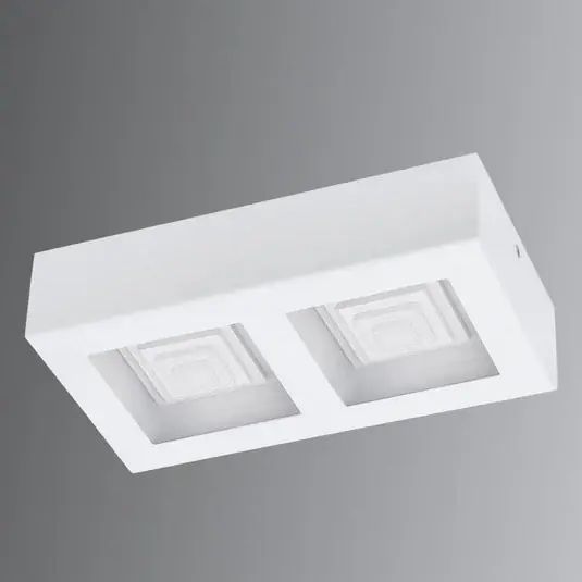 Aktuální Ferreros - dvoužárovkové LED stropní svítidlo bílé
