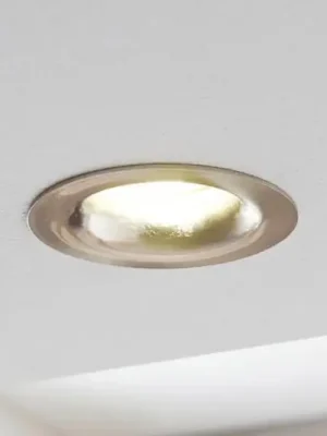 Cenová Bomba Saliceto LED světlo kulaté pevné 2 700 K nikl
