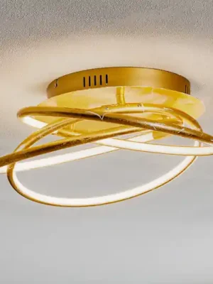 Barna - LED stropní svítidlo ve zlatém designu Vrácení Zdarma