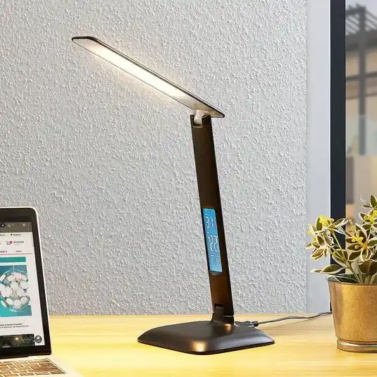 Nejprodávanější Lindby Ludmilla stolní lampa LED, displej, černá