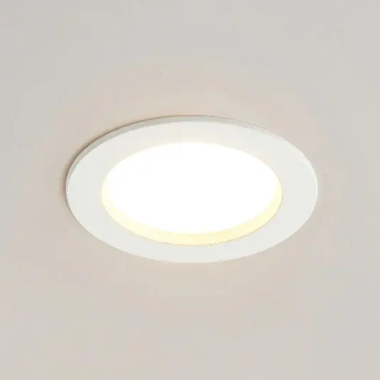 Arcchio LED vestavné světlo Milaine, Ø 10 cm, bílé, stmívatelné Sleva